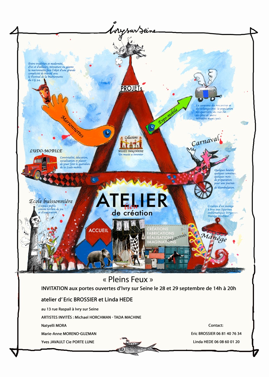 Invitation Pleins Feux 2013 (Linda Hede - Eric Brossier)